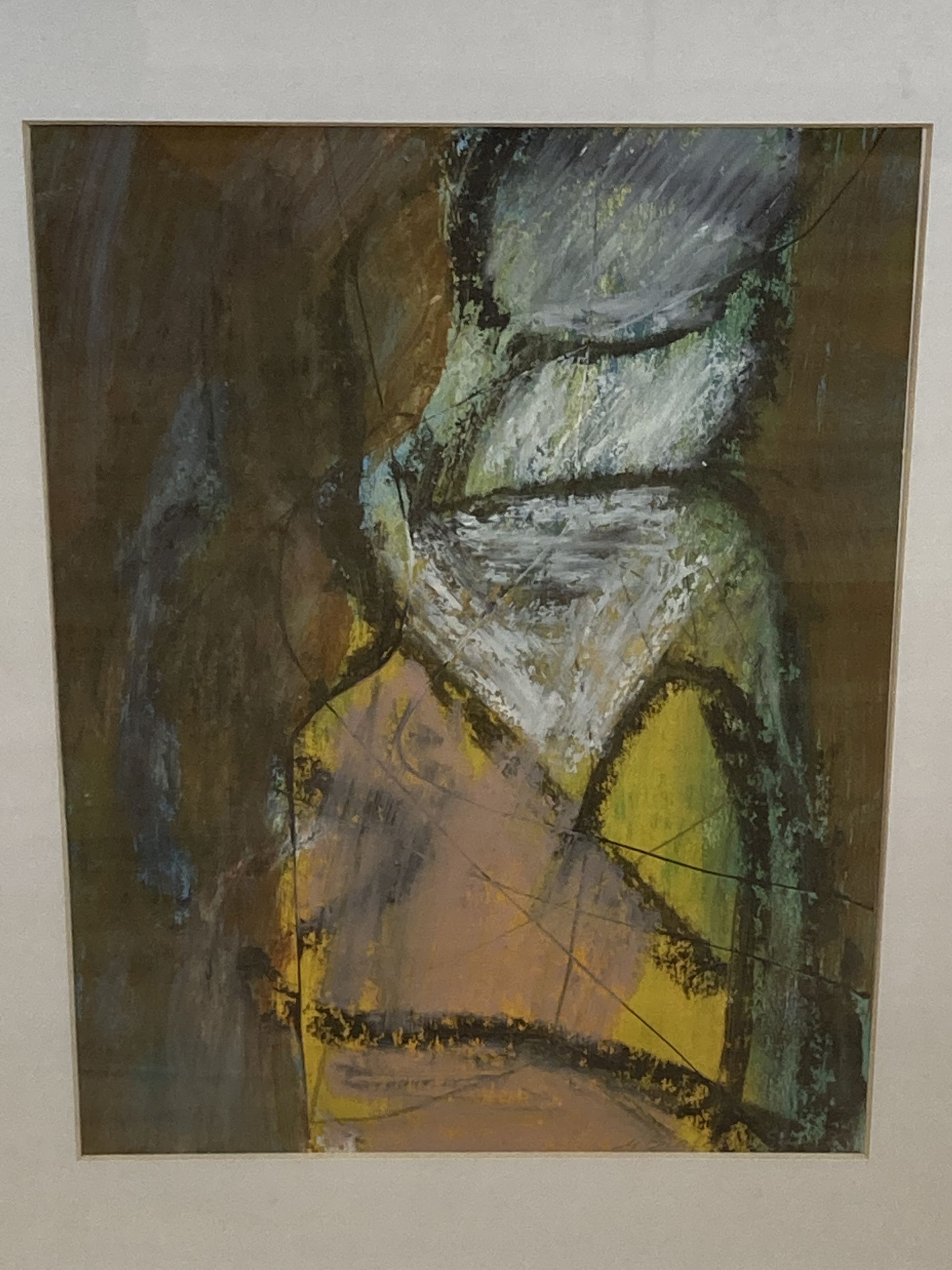 Malgorzata Bialokoz Smith, mixed media, Abstract, signed and dated 99, 34 x 25cm and a watercolour by Janet Skea, 40 x 52cm